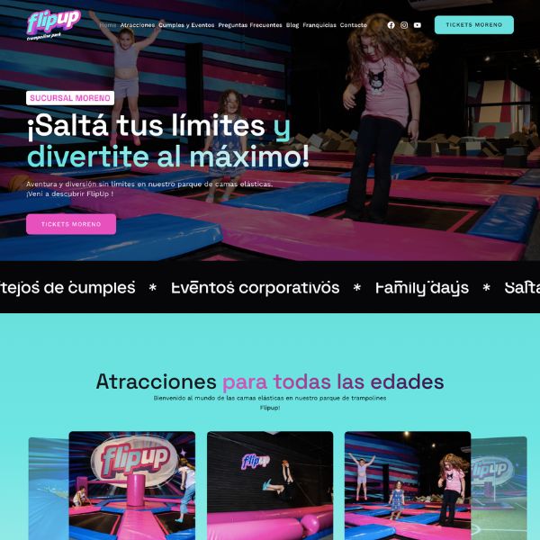 Flip Up Trampoline Park Moreno