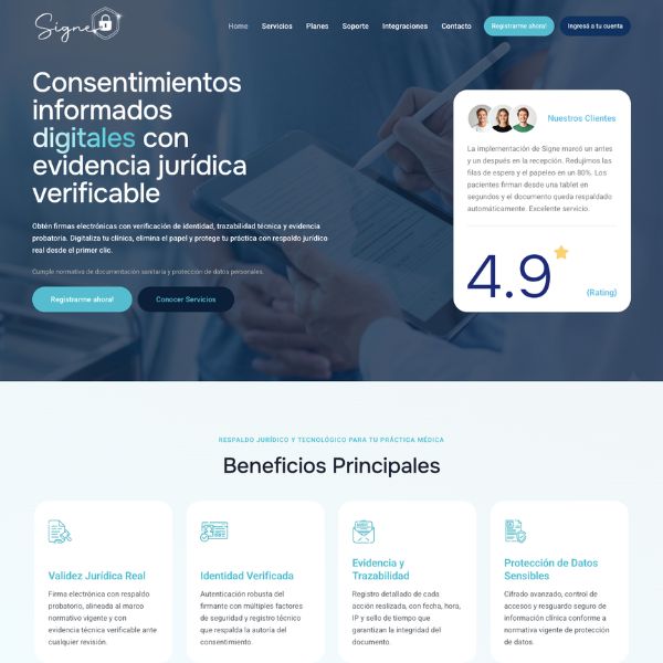 Signe Consentimientos informados digitales