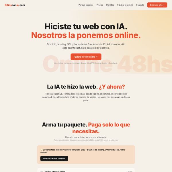 Sitios con Ia
